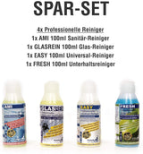 4 Profi-Reinigungsmittel im Mini-Set (4x 100ml) | Hochkonzentriert, tierversuchsfrei und umweltfreundlich