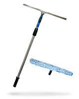 Kombi-Set Teleskopstange mit Fenstereinwischer & Abzieher