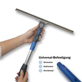Kombi-Set Teleskopstange mit Fenstereinwischer & Abzieher