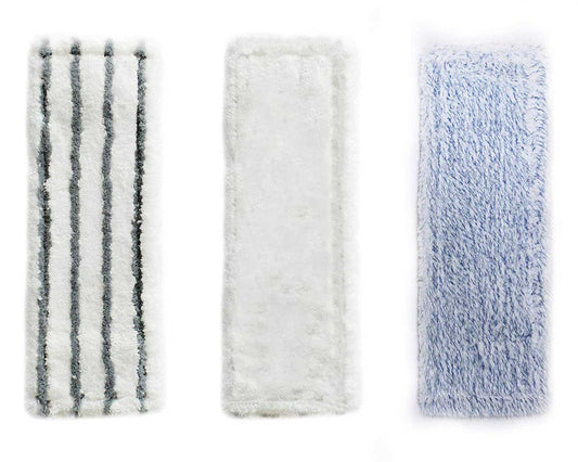 3er Set Profi-Wischmopps - Bodenwischer Dual, Soft & Twister