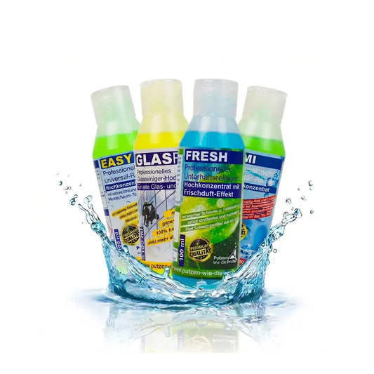 4 Profi-Reinigungsmittel im Mini-Set (4x 100ml)