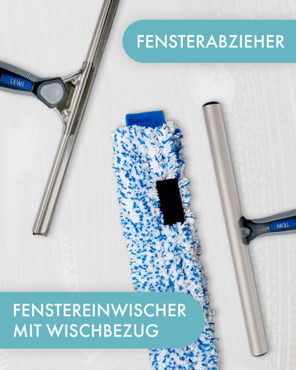 Fenster-Reinigungs-Set in Profi-Qualität 5-tlg.