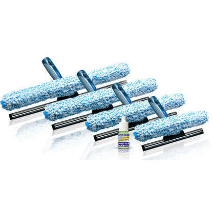Profi Kombi Fensterwischer & Fenster-Abzieher 2in1