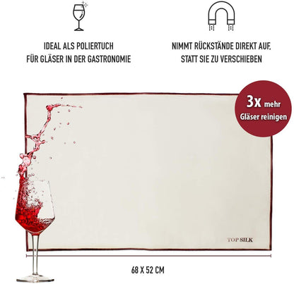 TOP Silk Glaspoliertuch zum Nachpolieren