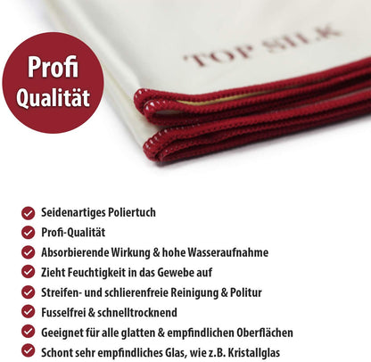 TOP Silk Glaspoliertuch zum Nachpolieren