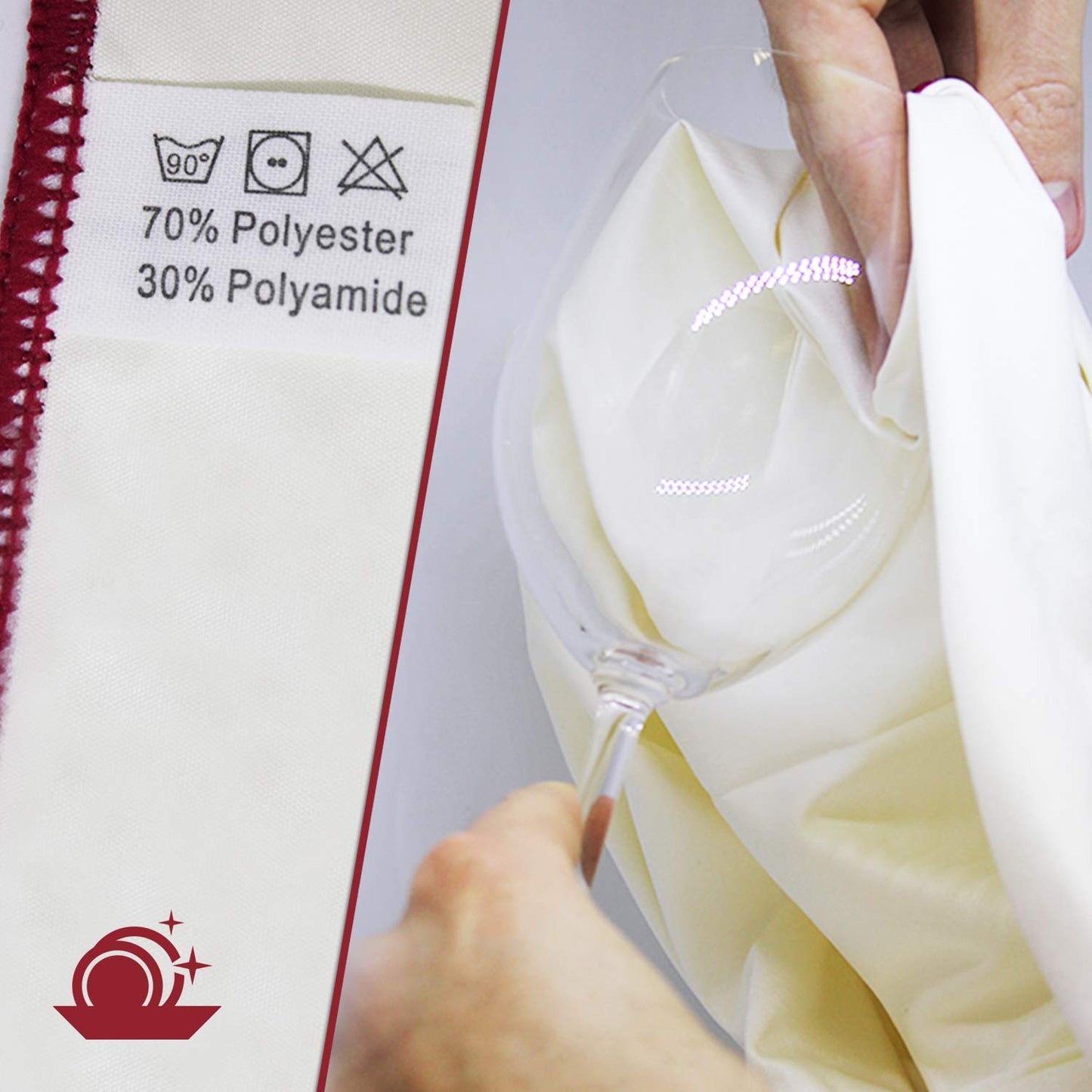 TOP Silk Glaspoliertuch zum Nachpolieren