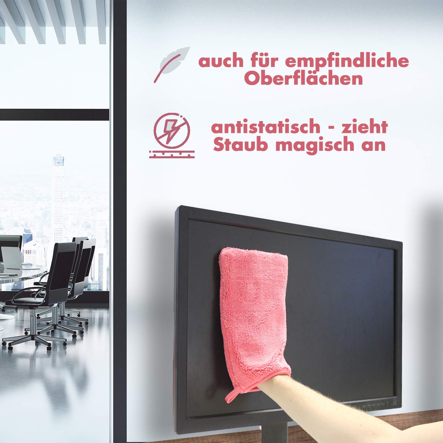 mikrofaser handschuh putzen Profi Ultra-Mikrofaser Reinigungshandschuh – Putzen wie die Profis