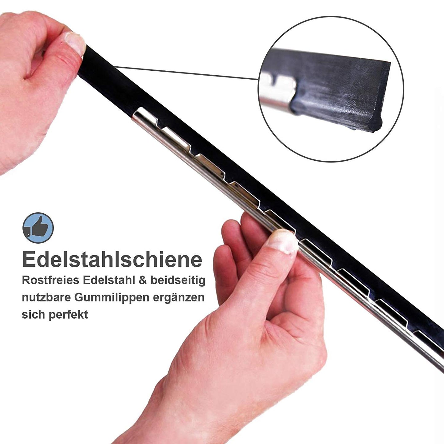 Fenster-Abzieher + Fensterwischer Set