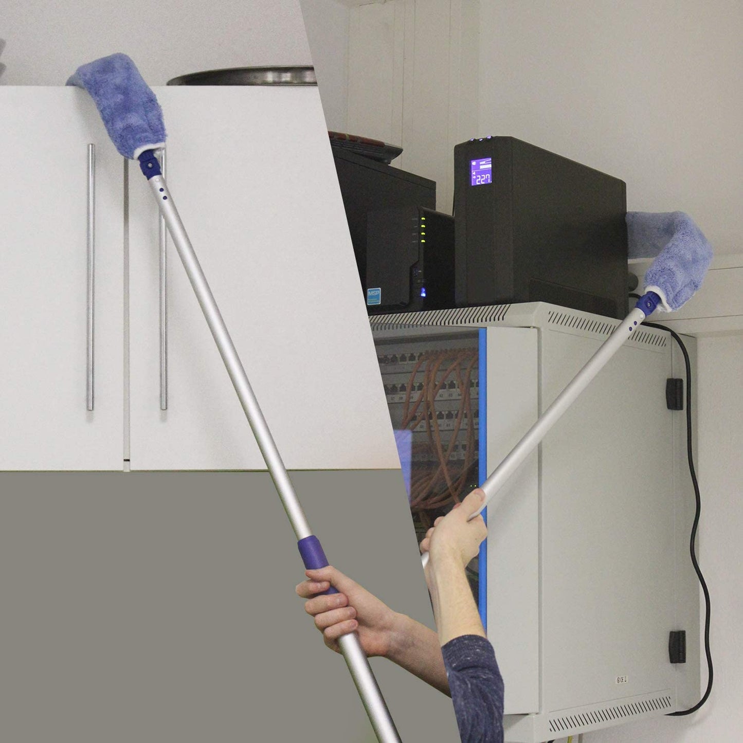 Flexibler Ultra-Microfaser-Staubmopp