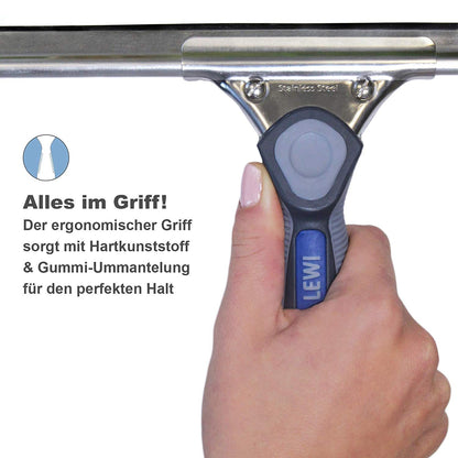 Fenster-Abzieher + Fensterwischer Set