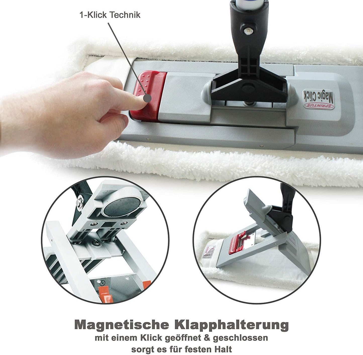 Profi Bodenwischer-Set Twister inkl. Wischmop + Microfaserbezug