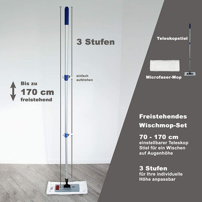Profi Bodenwischer-Set Twister inkl. Wischmop + Microfaserbezug