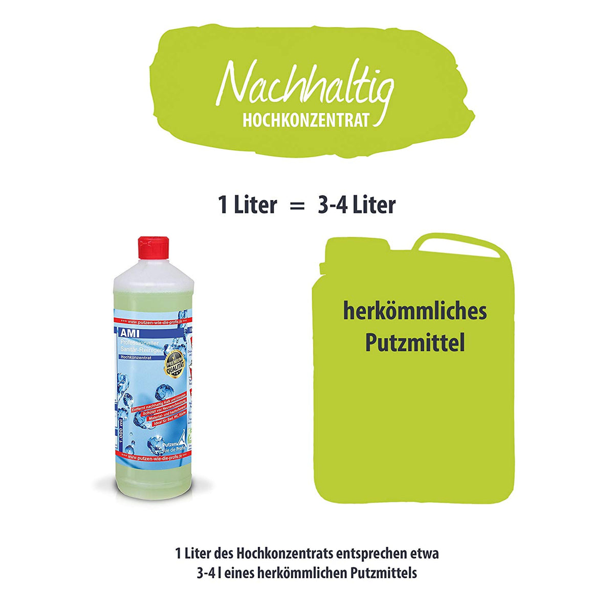 Ideal Sanitärreiniger Konzentrat I-SA-10 – 10 Liter, Hochaktiv Für Bad & WC