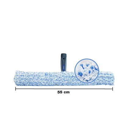 Kombi-Set Teleskopstange mit Fenstereinwischer & Abzieher