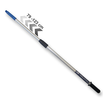 Profi Kombi-Set Teleskopstange mit Fensterabzieher