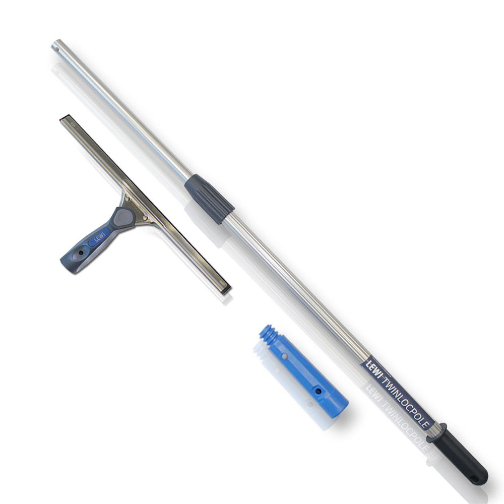 Profi Kombi-Set Teleskopstange mit Fensterabzieher