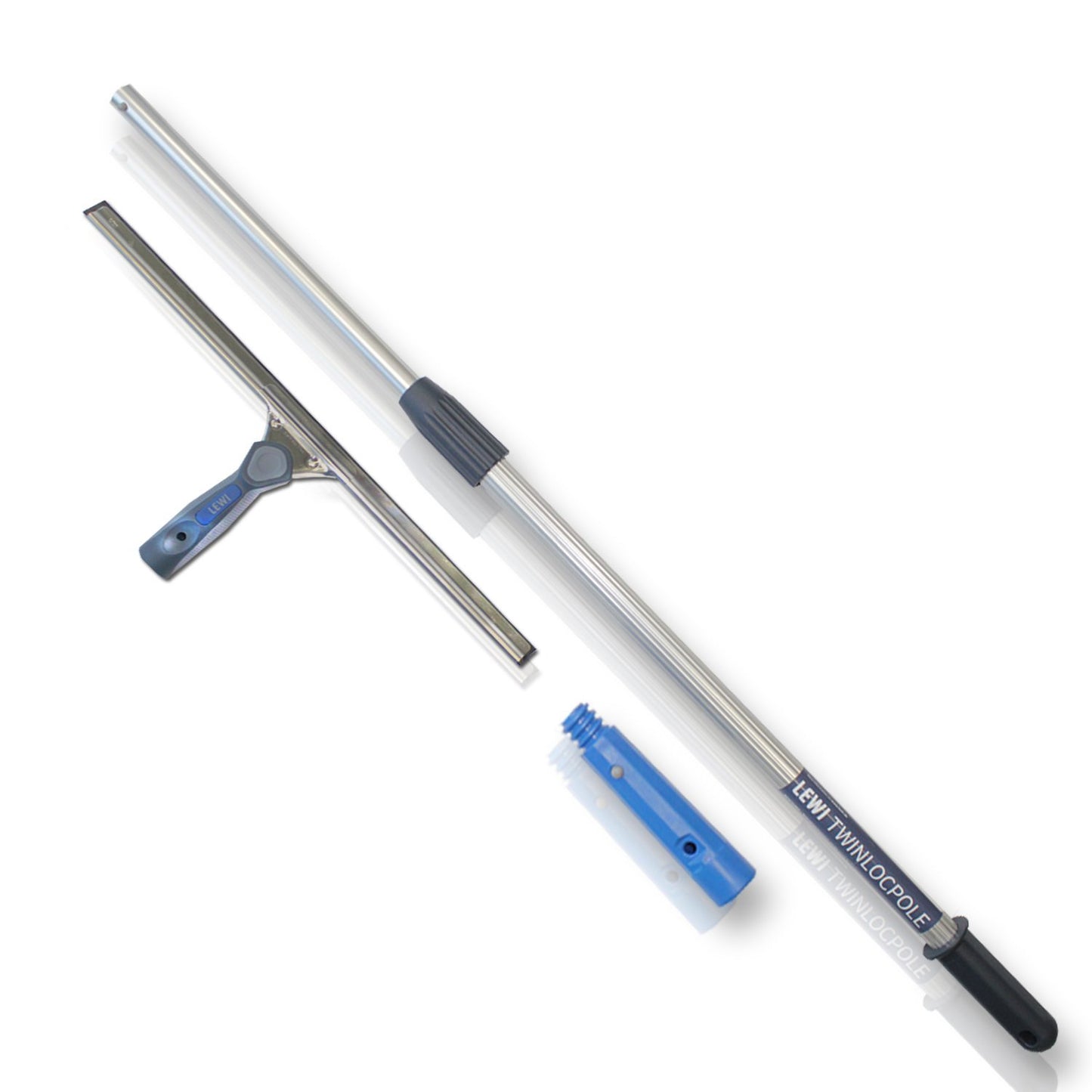 Profi Kombi-Set Teleskopstange mit Fensterabzieher