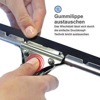 Profi Kombi-Set Teleskopstange mit Fensterabzieher