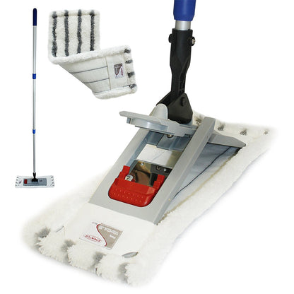 3er Set Profi-Wischmopps - Bodenwischer Dual, Soft & Twister